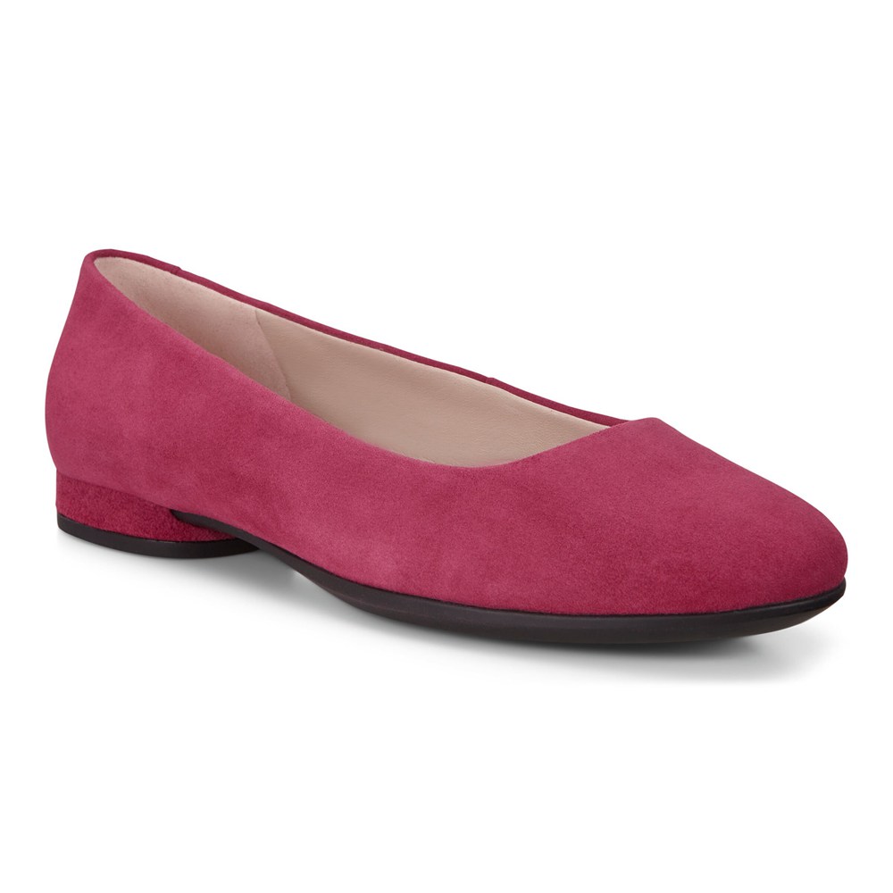 ECCO Womens Ballerinas Red - Anal - WPM-480632